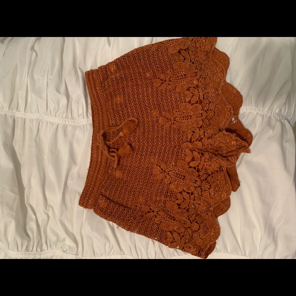Crochet shorts